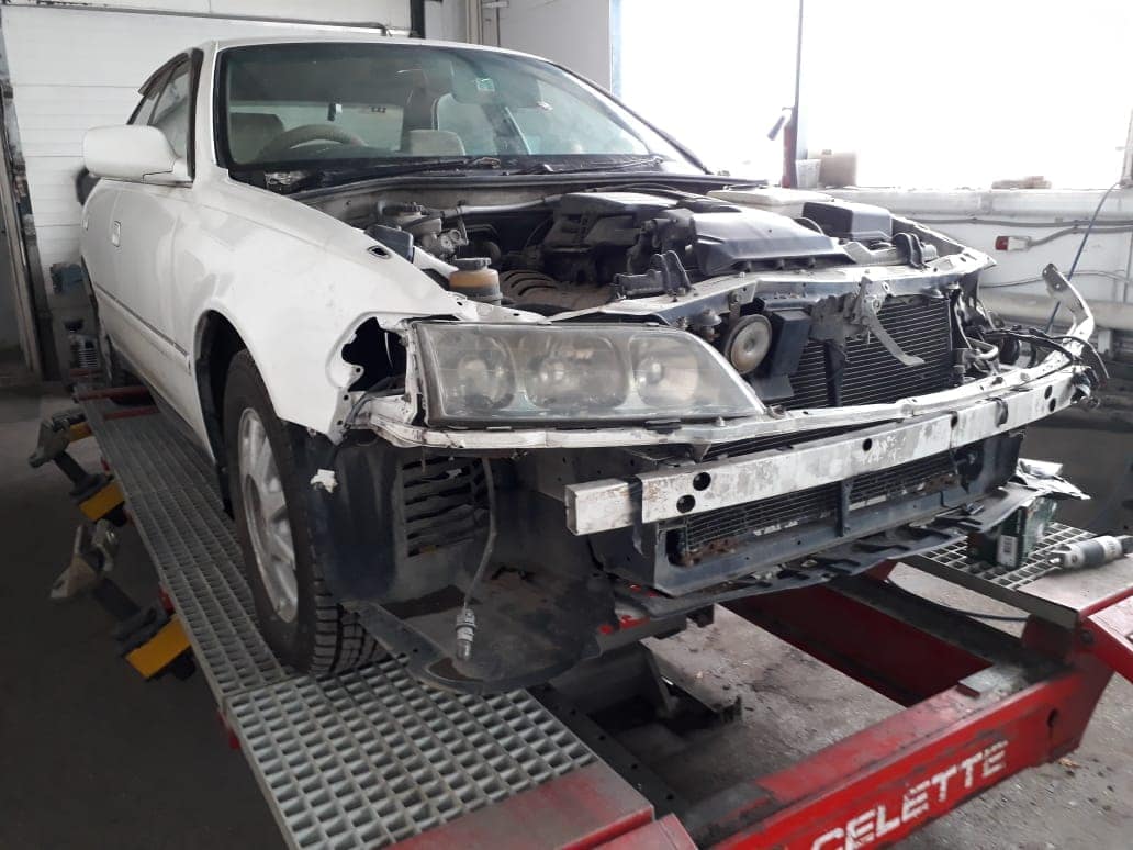 A modern and clean auto repair shop.